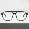 New Jimbo Optical JB5T003 Unisex Square Computer Style Print Pattern Eyeglasses TR90 Anti-Blue Light Lenses Lightweight Design