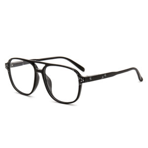 New Jimbo Optical JB5T003 Unisex Square Computer Style Print Pattern Eyeglasses TR90 Anti-Blue Light Lenses Lightweight Design