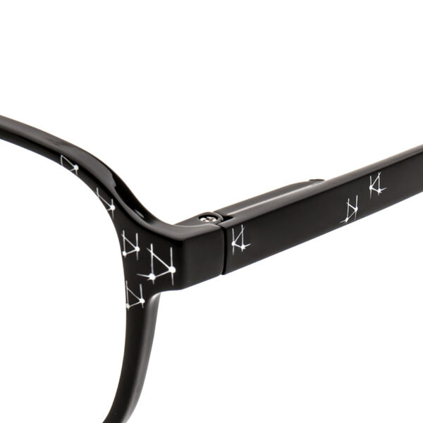 New Jimbo Optical JB5T003 Unisex Square Computer Style Print Pattern Eyeglasses TR90 Anti-Blue Light Lenses Lightweight Design