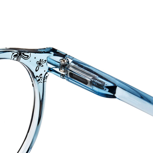 Luxury Unisex TR-90 Customized Optical Glasses Round Read Anti-blue Light Full-Frame Solid Durable Vintage Lightweight Lens