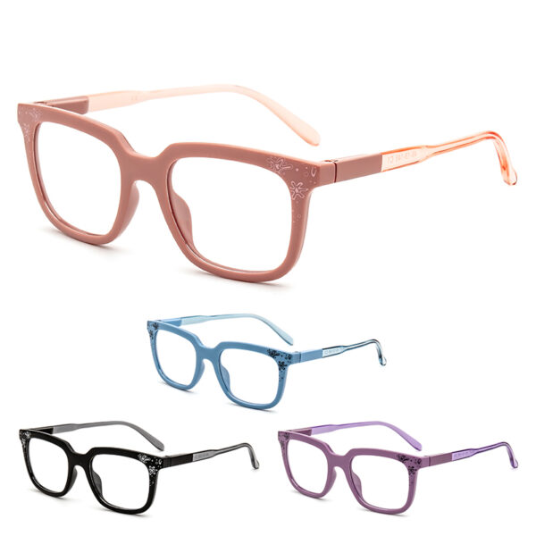 Fashion Luxury Tr90 Computer Print Unisex Glasses Mix Colors Lightweight Fast Delivery Outdoor Use Wholesale Custom Eyewear