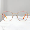 New Computer Print Optical Frames Lightweight Unisex Acetate Mixed Metal Multi-colored Full-Rim Glasses Frames