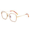 New Computer Print Optical Frames Lightweight Unisex Acetate Mixed Metal Multi-colored Full-Rim Glasses Frames