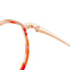 Europe Popular Computer Print Eyeglass Frames Multi-color Mosaic Panels Acetate & Metal Unisex Lightweight Full-Rim