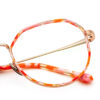 Europe Popular Computer Print Eyeglass Frames Multi-color Mosaic Panels Acetate & Metal Unisex Lightweight Full-Rim