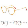 Acetate Windsor Collection Wholesale Eyeglasses Metal Frame Eyewear Retro Brand Design Luxury Round Frame Glasses Frame