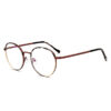 Fashion Design Computer Print High Quality Square Acetate Metal Frame Optical Glasses Custom Logo Lightweight Unisex Eyewear