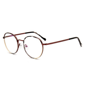Fashion Design Computer Print High Quality Square Acetate Metal Frame Optical Glasses Custom Logo Lightweight Unisex Eyewear