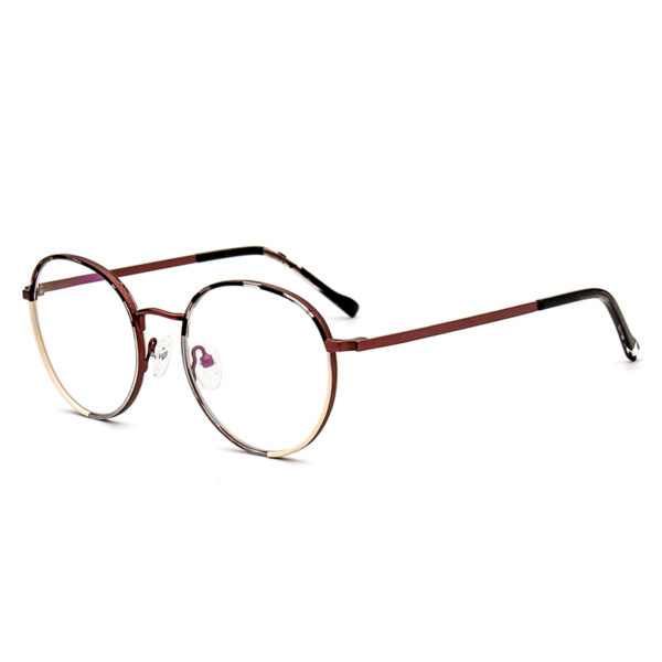 Fashion Design Computer Print High Quality Square Acetate Metal Frame Optical Glasses Custom Logo Lightweight Unisex Eyewear