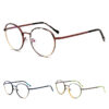 Fashion Design Computer Print High Quality Square Acetate Metal Frame Optical Glasses Custom Logo Lightweight Unisex Eyewear