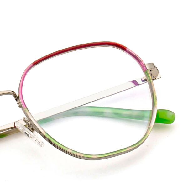 Unisex Men Women Computer Glass Frame Blue Light Blocking Full-Rim Lightweight Fashionable for Youth Acetate Metal Eyeglasses