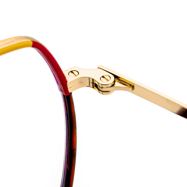 Unisex Men Women Computer Glass Frame Blue Light Blocking Lightweight Polygon Windsor Full-Rim Fashionable Youth Acetate Metal