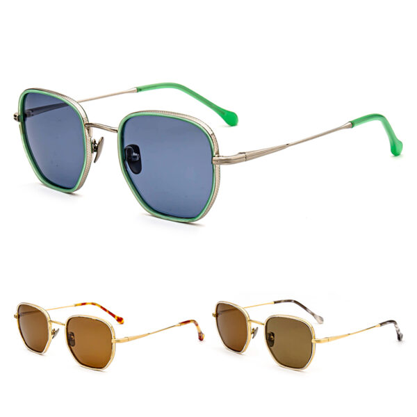 Lightweight TR90 Polarized Anti-Radiation Sun Glasses for Children and Young Adults with Rectangle Frame and Tac Lens