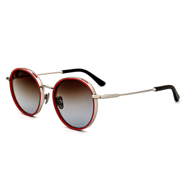 New Design Retro Polarized Sunglasses Mens Womens Circle Metal Hippie Shades Full Rim Anti-Radiation Comfortable UV400
