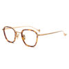 Fashionable Computer Slight Glasses Frame Pure Titanium Nose Pads Eyeglasses Solid Print Pattern Stylish Lightweight Decorative
