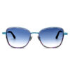 Latest Designed Unisex Cat Eye Sunglasses Metal Mixed Acetate Hollow Out Light Weight Comfortable Polarized Lens UV 400