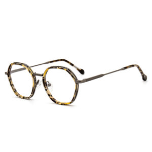 Luxury Designer Brand Computer Style Unisex Acetate Metal Eyeglasses-Lightweight Fast Delivery