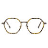 Luxury Designer Brand Computer Style Unisex Acetate Metal Eyeglasses-Lightweight Fast Delivery