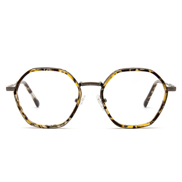 Luxury Designer Brand Computer Style Unisex Acetate Metal Eyeglasses-Lightweight Fast Delivery